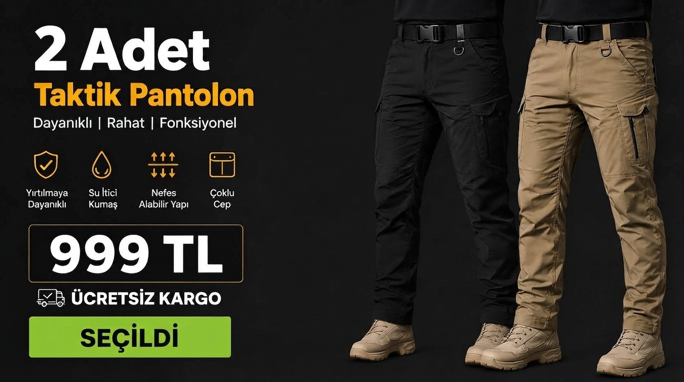 2 Adet Taktik Pantolon